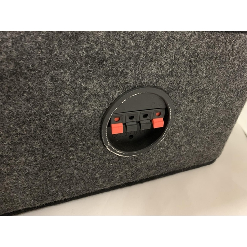 116 - FELT LINED BOOSTER SPEAKERS