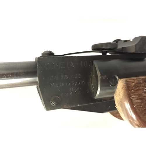 362 - A .22 CALIBRE AIR RIFLE, 46.5 BARREL, WITH SILENCER A/F