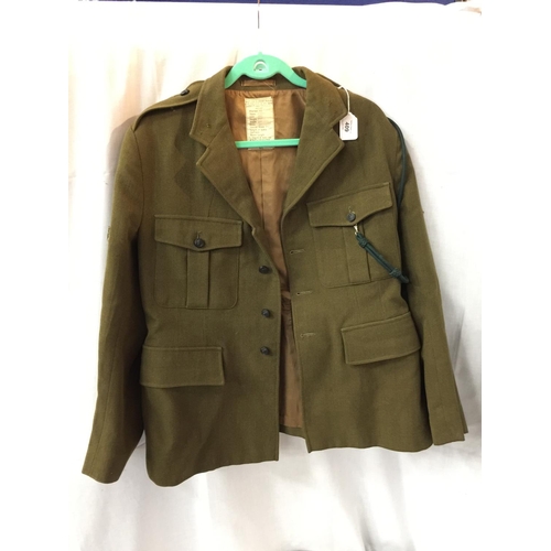 409 - A LIGHT INFANTRY NCO'S JACKET DATED 1967