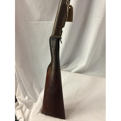 422 - A VINTAGE .177 CALIBRE BREAK BARREL AIR RIFLE, 48CM BARREL (A/F)