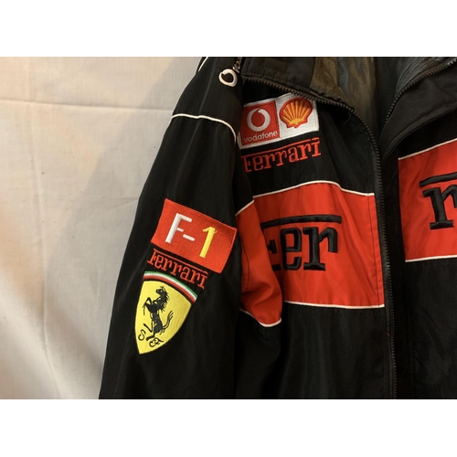 297 - A NEW FERRARI JACKET SIZE L