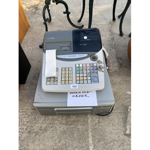 Casio te 2000 cash register hotsell