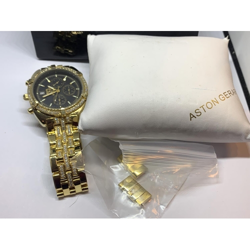 Aston gerard hot sale diamond watch