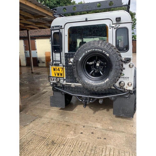 219 - A LANDROVER DEFENDER W147 VWW NO VAT - FURTHER PHOTOS AND DETAILS IN DUE COURSE