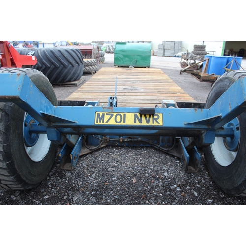 143 - A MARSTON GROUND LEVEL LOW LOADER 6 METRE GOOD WORKING ORDER + VAT