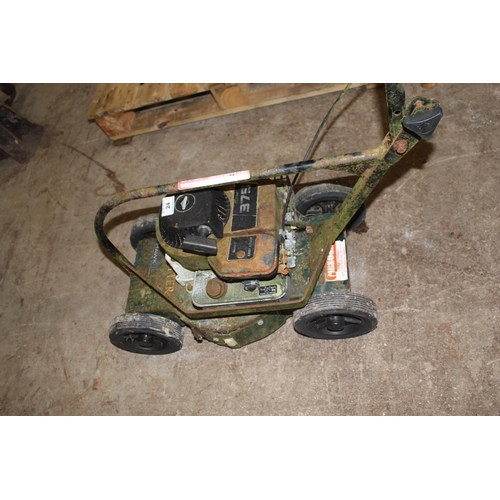 24 - A HAYTER HAWK 375 PETROL LAWN MOWER NO VAT