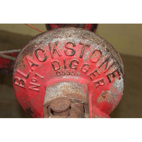 52 - A VINTAGE BLACKSTONE POTATO DIGGER +VAT