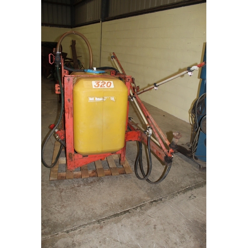 53 - AN ALLMAN UNIBILT 320 CROP SPRAYER +VAT