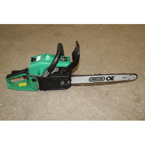 6 - A TWO STROKE PETROL CHAINSAW WITH OREGON BLADE NO VAT