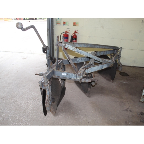 8 - A THREE FURROW GREY FERGUSON PLOUGH NO VAT