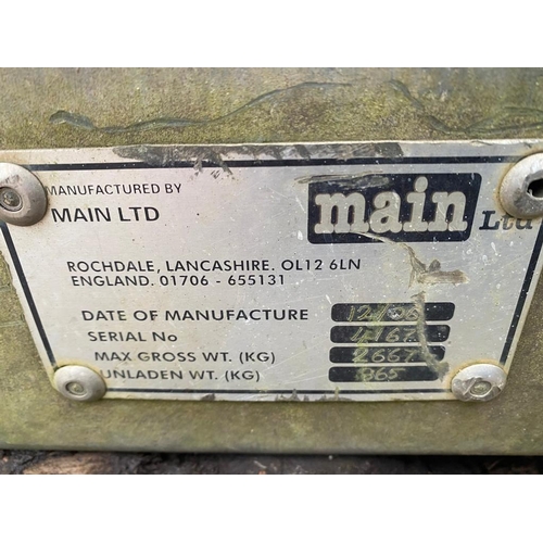 254 - MAIN LTD BOWSER + VAT