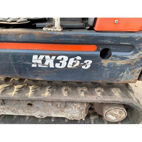 209 - A 2010 KUBOTA KX36/3 MINI DIGGER - 3030 HOURS + VAT