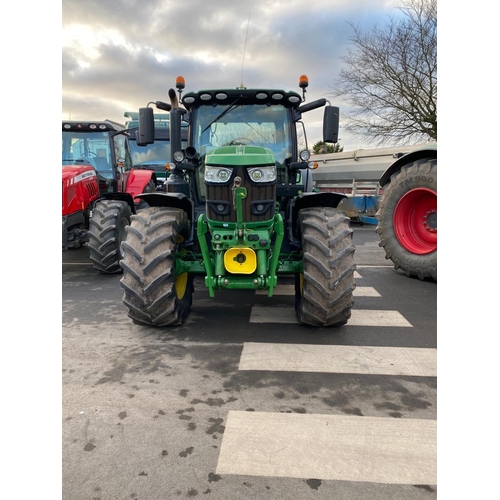 213 - A 2017 JOHN DEERE 6155R TRACTOR 5797 HOURS FRONT LINKAGE & PTO AUTOPOWER COMMAND ARM                ... 