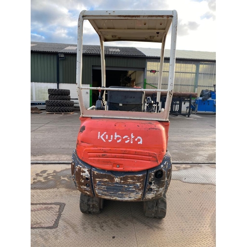 218 - A KUBOTO KX36/3  MINI DIGGER 2006 3333 HOURS MANUAL QUICK HITCH +VAT