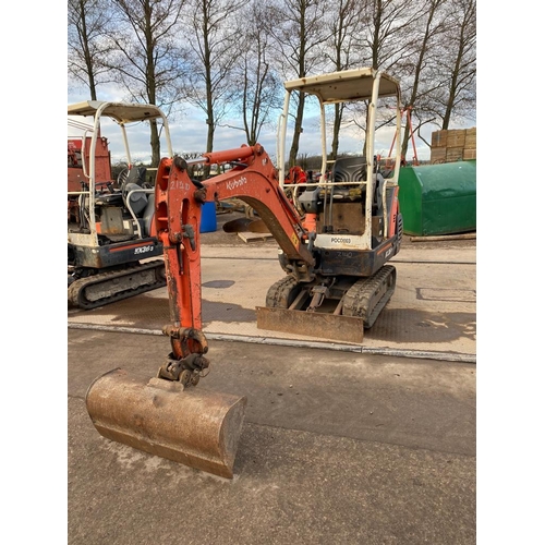 218 - A KUBOTO KX36/3  MINI DIGGER 2006 3333 HOURS MANUAL QUICK HITCH +VAT