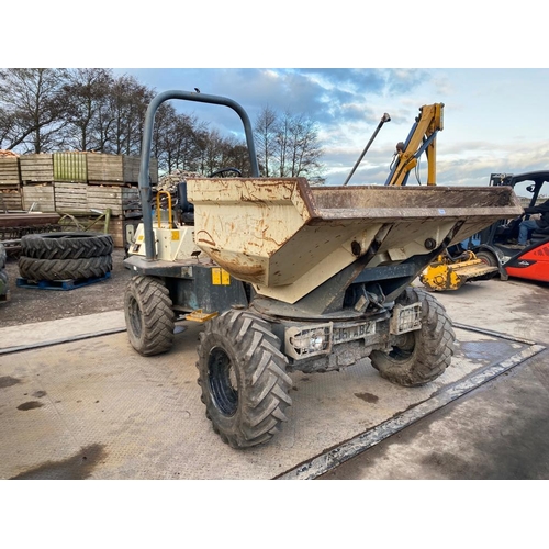 233 - TEREX 3 TONNE DUMPER SJ61 ABZ + VAT