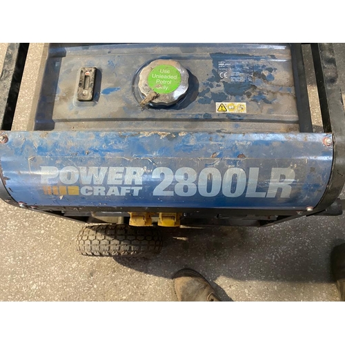 271 - A POWER CRAFT 2000LR GENERATOR + VAT