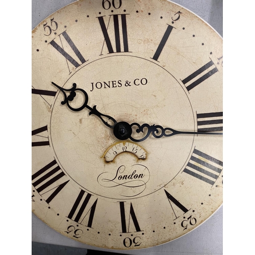 175 - A JONES & CO WALL CLOCK