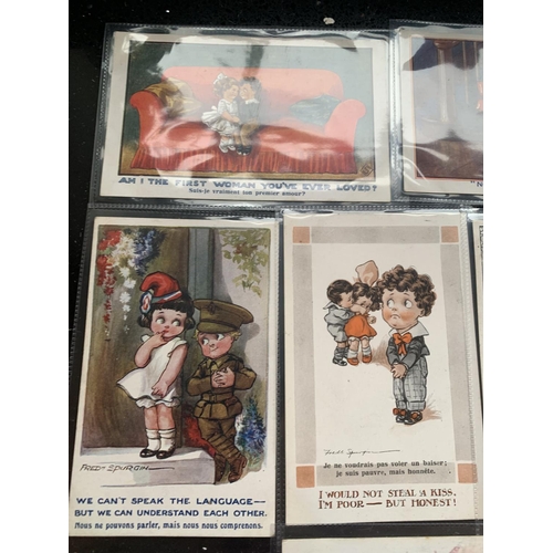 191A - TEN WWI CHILDRENS POSTCARDS