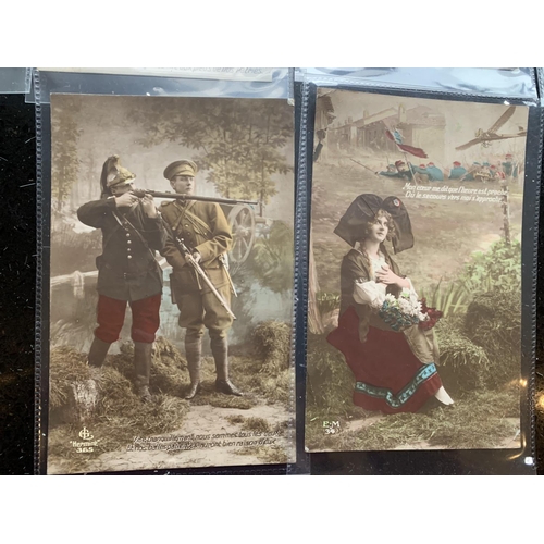 201A - TEN WWI POSTCARDS