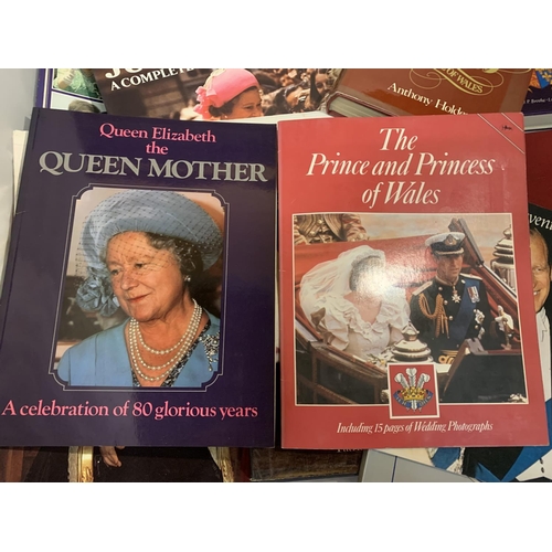 350 - A COLLECTION OF ROYAL FAMILY RELATED BOOKS TO INCLUDE THE LITTLE PRINCESSES FIRST EDITION PUBLISHED ... 