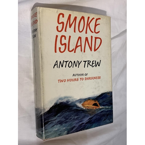 359 - FOUR HARDBACK FIRST EDITIONS TO INCLUDE THE CHEMIST BY STEPHEN MEYER, SMOKE ISLAND BY ANTHONY TREW, ... 