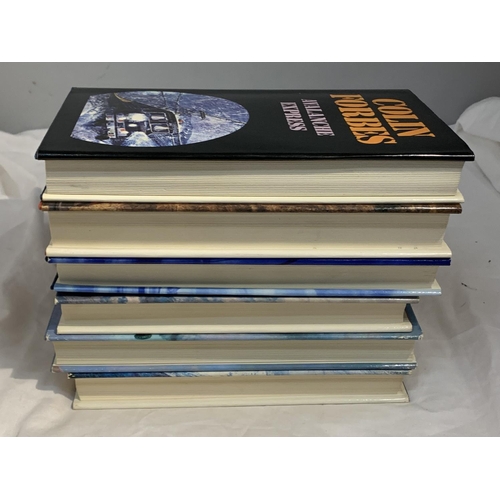 361 - A COLLECTION OF FIRST EDITION HARDBACKS TO INCLUDE THE STONE LEOPARD, TARGET FIVE, AVALANCHE EXPRESS... 