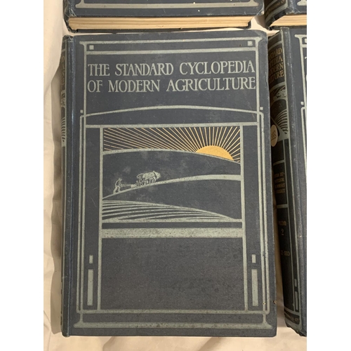 393 - SIX COPIES OF THE STANDARD CYLOPEDIA OF MODERN AGRICULTURE