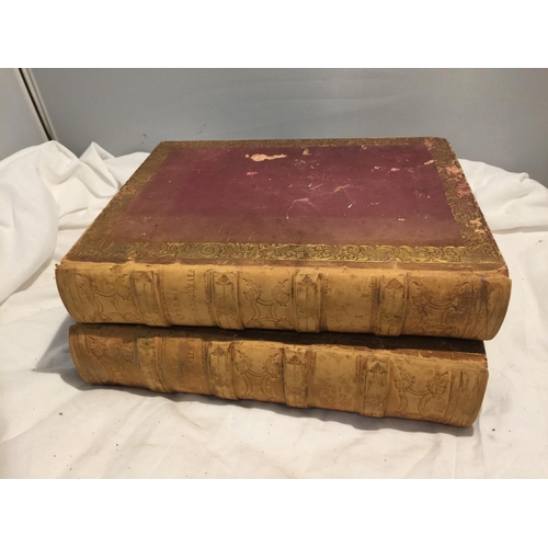 400 - A TWO VOLUME HARDBACK SET OF THE LETTERS AND JOURNALS OF LORD BYRON, WITH NOTICES OF HIS LIFE IN TWO... 