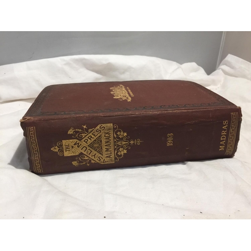 404 - A GILT TITLED HARDBACK 'THE ASYLUM PRESS ALMANAC 