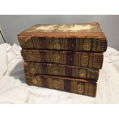 405 - A HARDBACK SET OF FOUR VOLUMES ENTITLED 'DANIEL'S RURAL SPORTS' BY THE REV WM. B. DANIEL PUBLISHED I... 