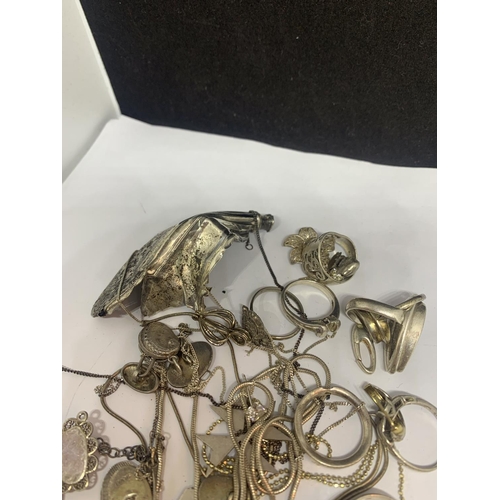 600 - A QUANTITY OF SCRAP SILVER