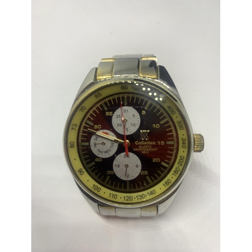 641 - A COLLEITEN WRISTWATCH SEEN WORKING BUT NO WARRANTY