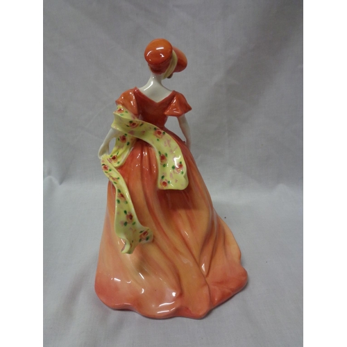 742 - A BOXED ROYAL DOULTON FIGURE LADY VICTORIA MAY LIMITED EDITION FIGURE OF THE YEAR 2008