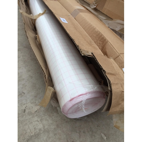 1452 - SIX ROLLS OF CLEAR PLASTIC FILM