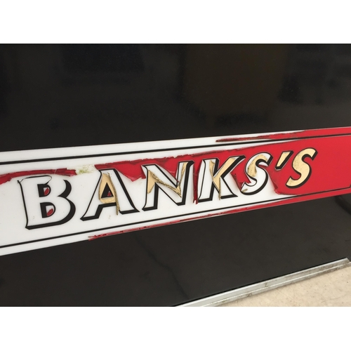 1456 - A BANKS'S ILLUMINATED LIGHT BOX