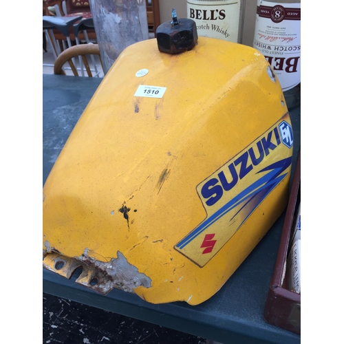 1510 - A VINTAGE SUZUKI EML FUEL TANK WITH CAP