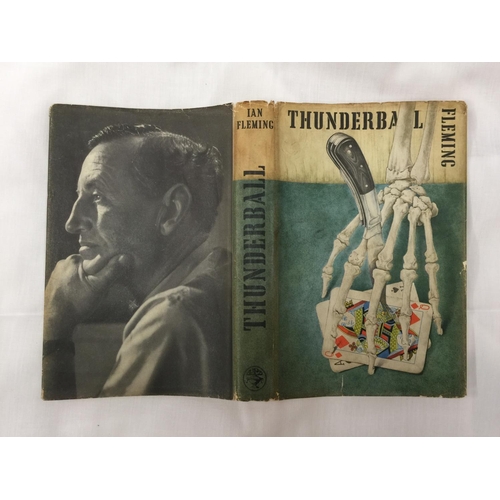 5 - A FIRST EDITION JAMES BOND NOVEL - THUNDERBALL BY IAN FLEMING, HARDBACK WITH ORIGINAL DUST JACKET - ... 