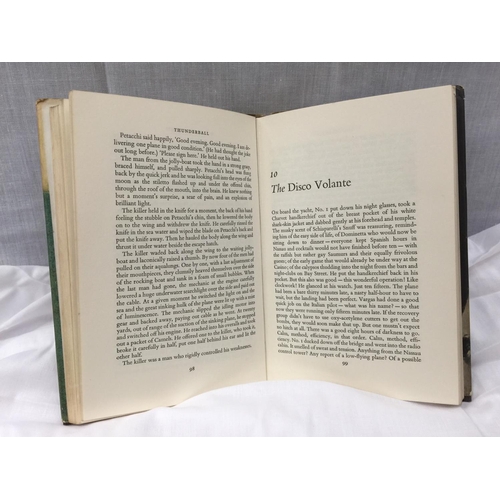 5 - A FIRST EDITION JAMES BOND NOVEL - THUNDERBALL BY IAN FLEMING, HARDBACK WITH ORIGINAL DUST JACKET - ... 
