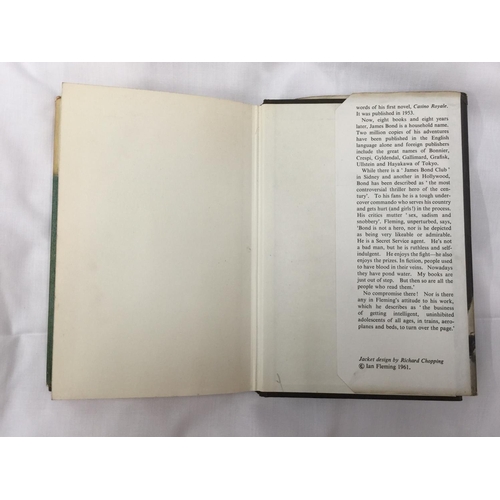 5 - A FIRST EDITION JAMES BOND NOVEL - THUNDERBALL BY IAN FLEMING, HARDBACK WITH ORIGINAL DUST JACKET - ... 