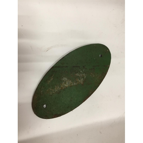 96 - A CAST 'LAND ROVER' SIGN SIZE 17.5CM X 9CM