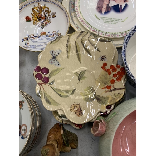 196 - A LARGE MIXED COLLECTION OF CERAMICS TO INCLUDE BESWICK, SPODE ETC.