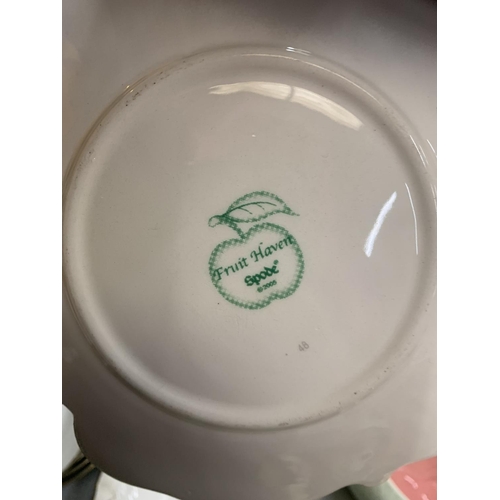 196 - A LARGE MIXED COLLECTION OF CERAMICS TO INCLUDE BESWICK, SPODE ETC.