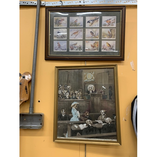 205 - AN AFRICAN HARDWOOD FISHING SPEAR (LACKING BARBS) WITH DECORATIVE TIP AND TURNED WOOD DECORATION, LE... 