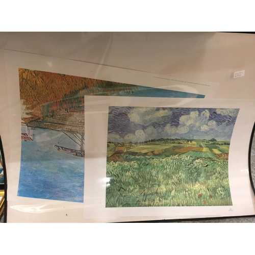 245A - AN ARTISTS FOLDER CONTAINING A NUMBER OF MOUNTED PRINTS