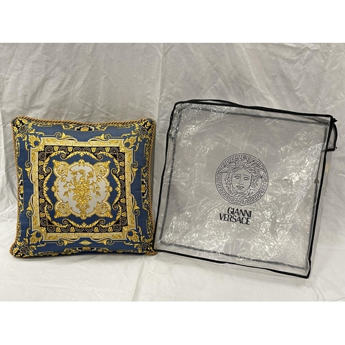 13 - A GIANNI VERSACE CUSHION  DESIGN CU21TV00021 SIZE 45CM X 45CM IN ORIGINAL BAG