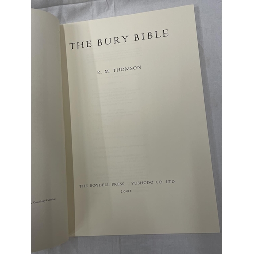 42 - A FIRST EDITION BURY BIBLE BY R M THOMPSON PUBLISHED BY THE BOYDELL PRESS YUSHODO CO. LTD 2001