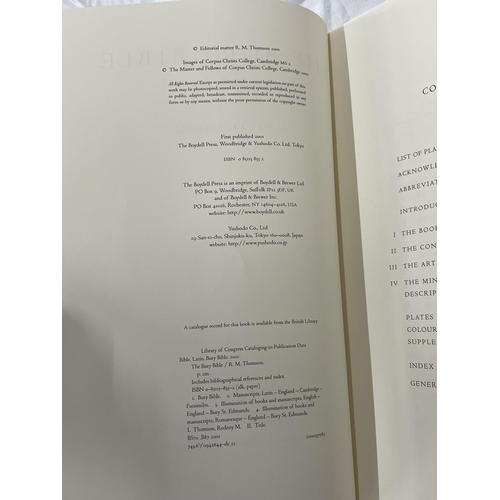 42 - A FIRST EDITION BURY BIBLE BY R M THOMPSON PUBLISHED BY THE BOYDELL PRESS YUSHODO CO. LTD 2001