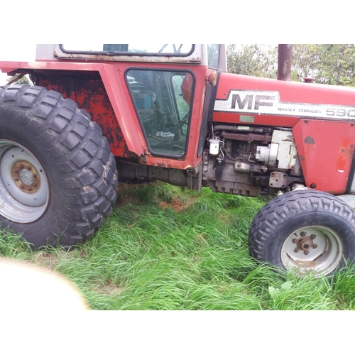 173 - A MASSEY FERGUSON 590 TRACTOR -UTF 234S 4762 HOURS THIS TRACTOR HAS BEEN THE SUBJECT OF A FULL, TWO ... 