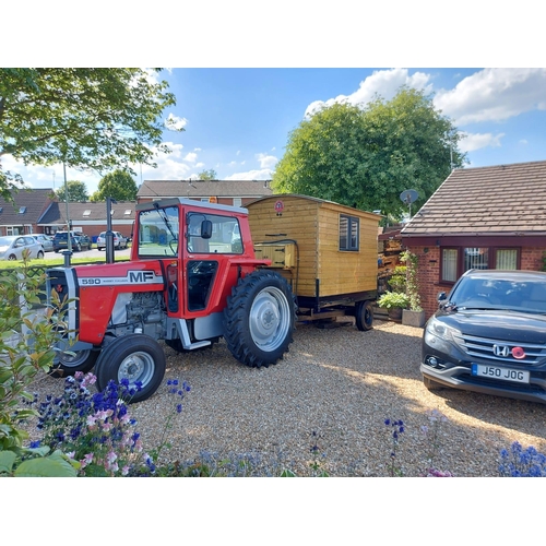 173 - A MASSEY FERGUSON 590 TRACTOR -UTF 234S 4762 HOURS THIS TRACTOR HAS BEEN THE SUBJECT OF A FULL, TWO ... 